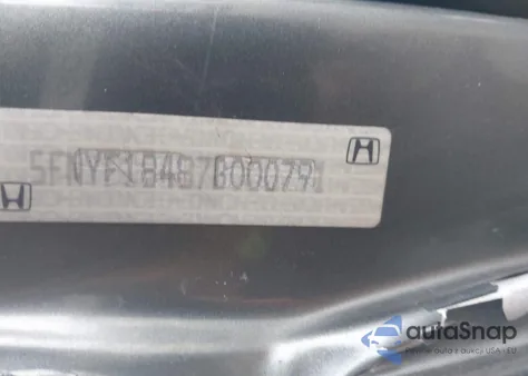 2007 Honda Pilot Ex z USA, uszkodzony, nr VIN 5FNYF18487B000791